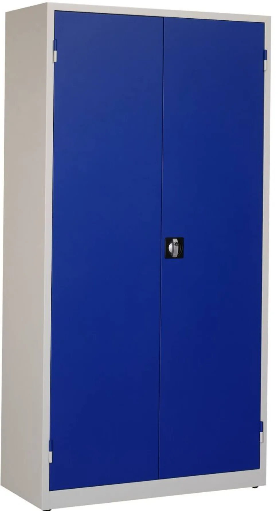 Ceha Kast Metaal 4 Planken Afsluitbaar 1.000 x 450 x 1.950 mm Blauw, wit