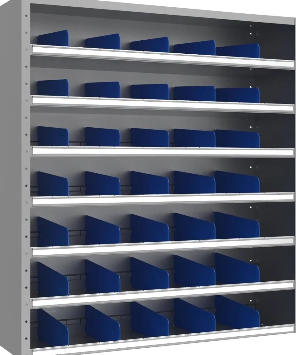 Ceha Kast Staal 1.000 x 200 x 1.980 mm Grijs