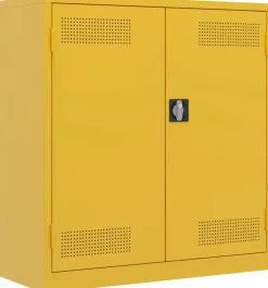 Ceha RAL1003 Kast Staal 1 Plank Afsluitbaar 450 mm x 1.060 mm Geel