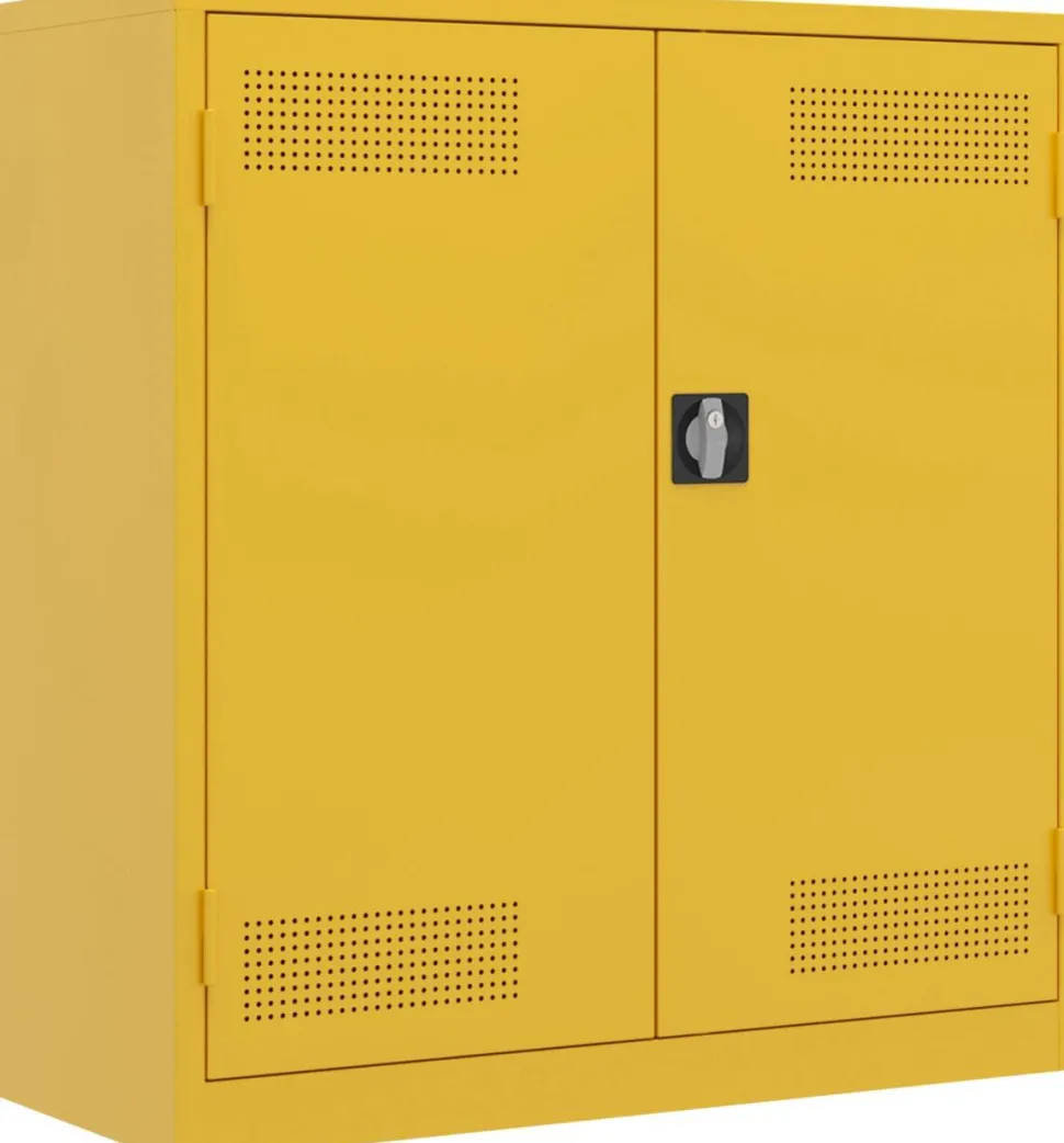 Ceha RAL1003 Kast Staal 1 Plank Afsluitbaar 450 mm x 1.060 mm Geel