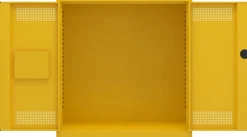 Ceha RAL1003 Kast Staal 1 Plank Afsluitbaar 450 mm x 1.060 mm Geel