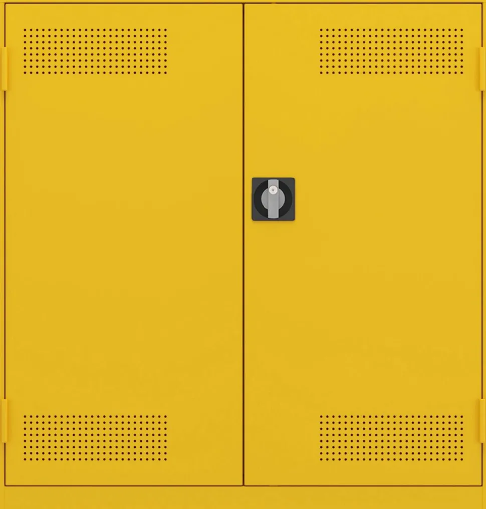 Ceha RAL1003 Kast Staal 1 Plank Afsluitbaar 450 mm x 1.060 mm Geel