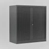 Ceha Roldeurkast Metaal 2 Planken Afsluitbaar 1.200 x 450 x 1.050 mm Antraciet
