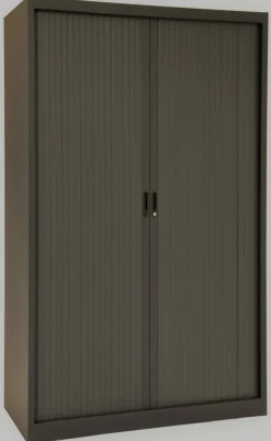 Ceha Roldeurkast Metaal 4 Planken Afsluitbaar 1.200 x 660 x 1.950 mm Antraciet