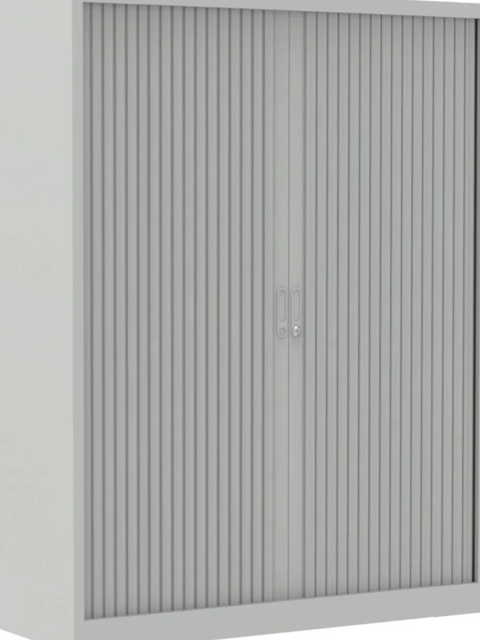 Ceha Roldeurkast Metaal 4 Planken Afsluitbaar 1.200 x 450 x 1.600 mm Grijs