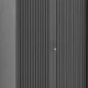 Ceha Roldeurkast Metaal 3 Planken Afsluitbaar 1.000 x 450 x 1.350 mm Antraciet