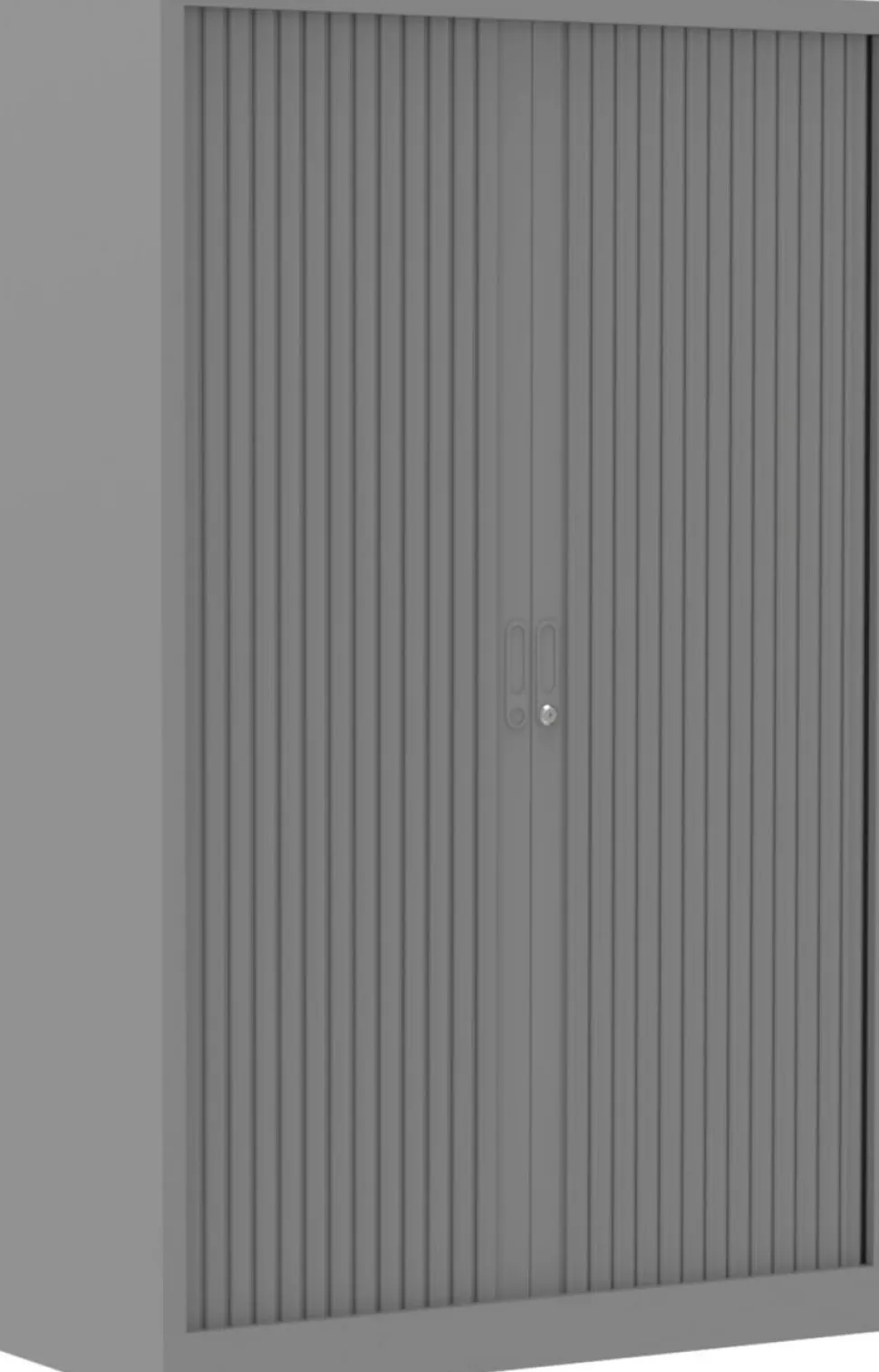 Ceha Roldeurkast Metaal 4 Planken Afsluitbaar 1.000 x 450 x 1.600 mm Zilver