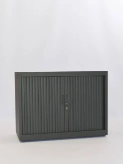 Ceha Roldeurkast Metaal Aflsluitbaar 800 x 450 x 730 mm Zwart