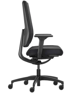 Dauphin Indeed Bureaustoel Synchro Tilt 2D Armleuning Zwart 150 kg ID 7046_SLP 720 x 720 mm