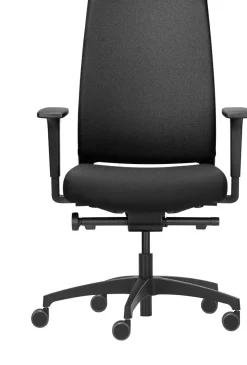 Dauphin Sequel Bureaustoel Synchroonmechanisme Stof 2D armleuning Zwart 120 kg 720 x 720 x 1,160 mm