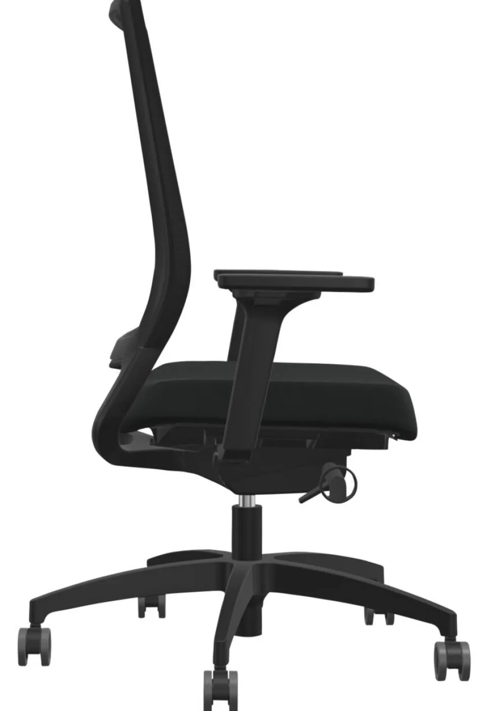 Dauphin Sequel Bureaustoel Synchroonmechanisme Mesh 2D armleuning Zwart 150 kg 720 x 720 x 1.160 mm