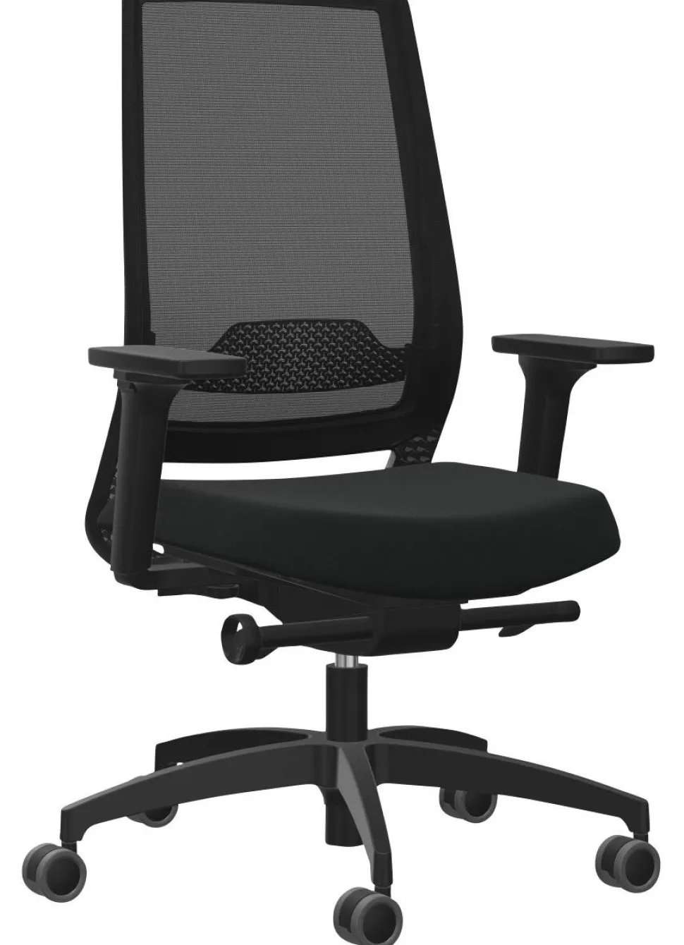 Dauphin Sequel Bureaustoel Synchroonmechanisme Mesh 2D armleuning Zwart 150 kg 720 x 720 x 1.160 mm