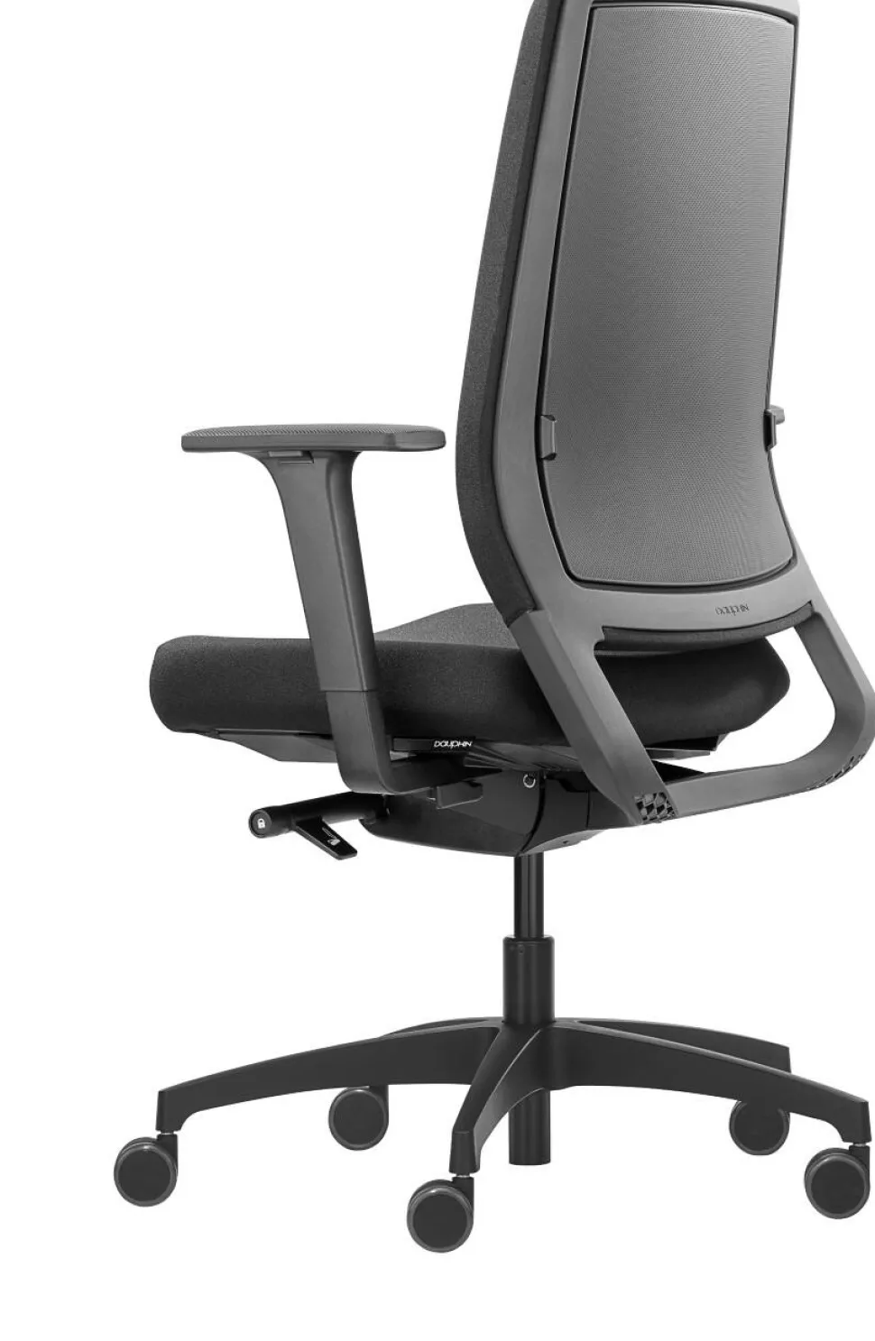 Dauphin Sequel Bureaustoel Synchroonmechanisme Stof 4D armleuning Zwart 120 kg 720 x 720 x 1,160 mm