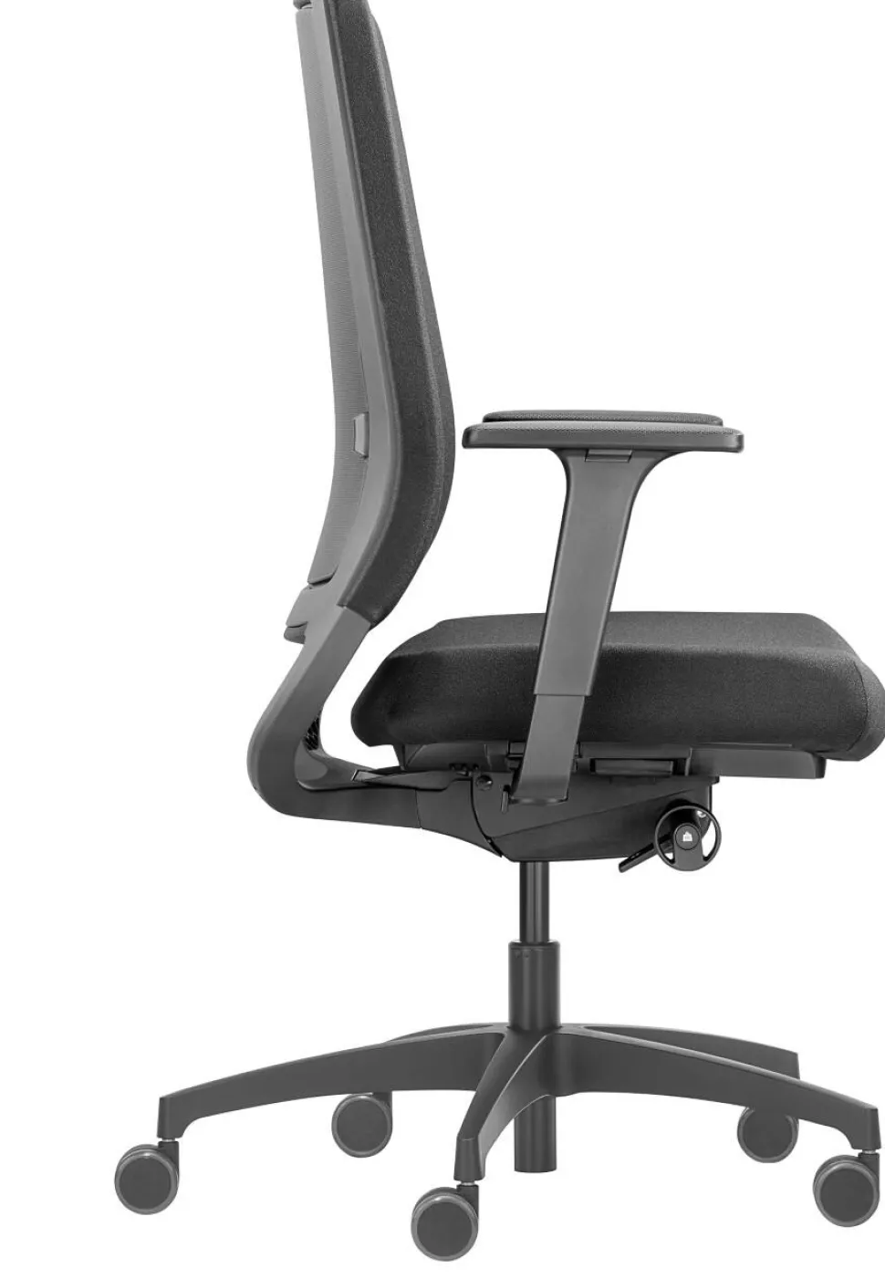 Dauphin Sequel Bureaustoel Synchroonmechanisme Stof 4D armleuning Zwart 120 kg 720 x 720 x 1,160 mm