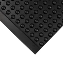 etm Bubble Mat Rubber Zwart 90 x 120 cm