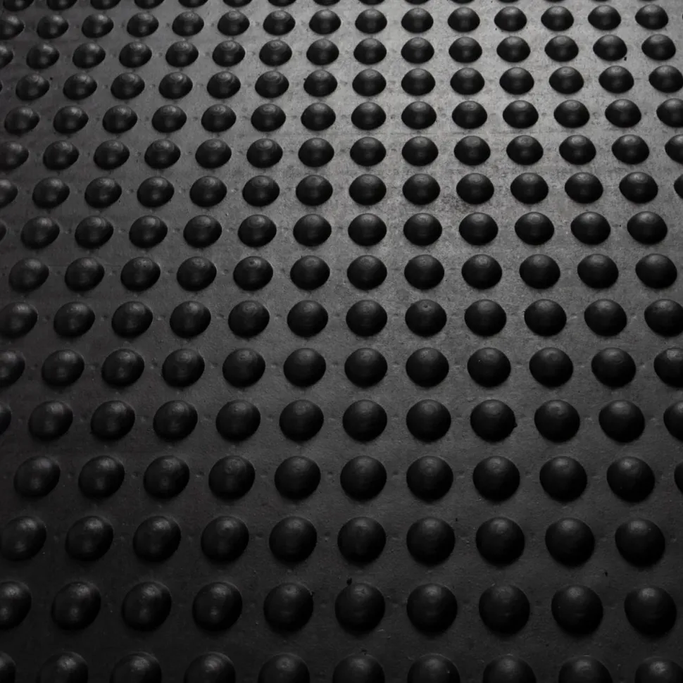 etm Bubble Mat Rubber Zwart 90 x 120 cm
