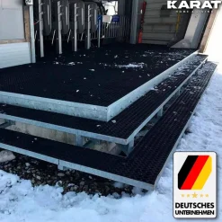 Etm Deurmat Octo Door Nitrilrubber Zwart 600 x 400 mm