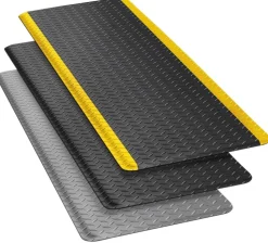 etm Dyna-Protect Diamant Antivermoeidheidsmat PVC (Polyvinylchloride) Grijs 90 x 60 cm