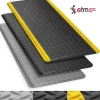etm Heavy Duty Diamond Antivermoeidheidsmat PVC (Polyvinylchloride), Vinyl Zwart 90 x 150 cm