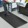 etm Heavy Duty Ripp Mat PVC (Polyvinylchloride), Vinyl Zwart 90 x 150 cm