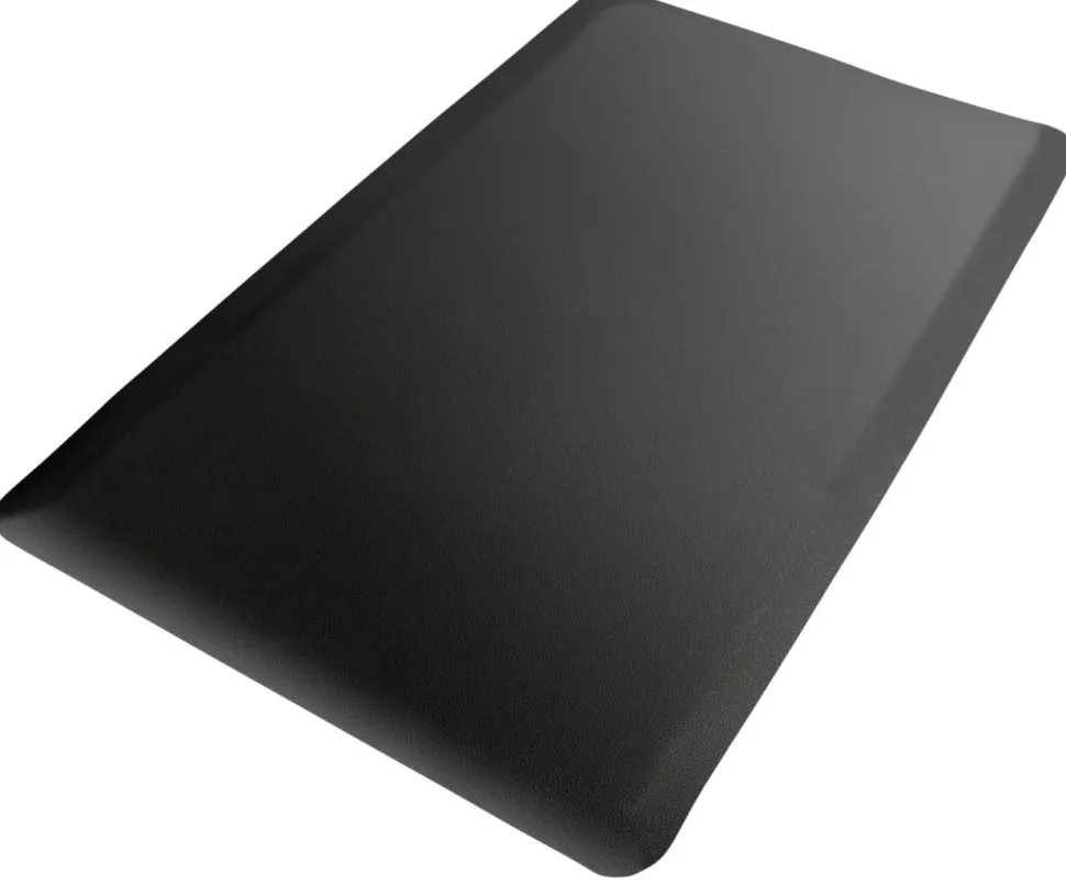 etm Heavy Duty Soft-Kicks Antivermoeidheidsmat PVC (Polyvinylchloride), Vinyl Zwart 90 x 150 cm