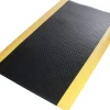 etm Heavy-Duty Diamond Antivermoeidheidsmat PVC (Polyvinylchloride), Vinyl Geel, zwart 90 x 60 cm
