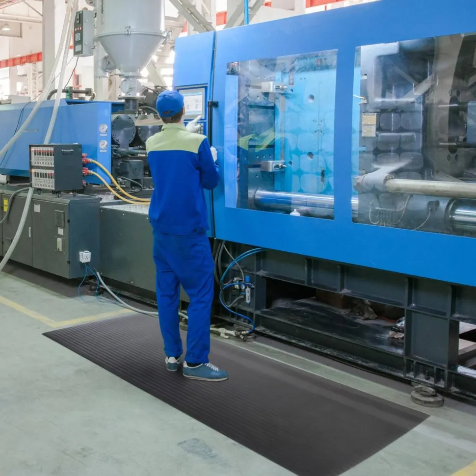 etm Softer-Work-Mat Antivermoeidheidsmat Vinyl Zwart 300 x 90 cm