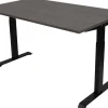 euroseats Bureau Rechthoekig Logan Eiken T-Voet 1.600 (B) x 800 (D) x 865 (H) mm Metaal