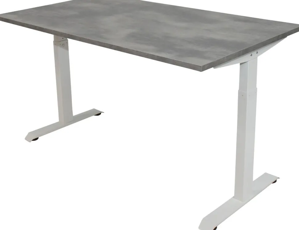 euroseats Bureau Rechthoekig Oxyd Beton T-Voet 1.200 (B) x 800 (D) x 865 (H) mm Metaal