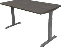 euroseats Bureau Rechthoekig Logan Eiken T-Voet 1.400 (B) x 800 (D) x 865 (H) mm Metaal