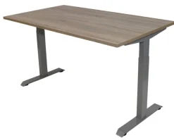 euroseats Bureau Rechthoekig Robson Eiken T-Voet 1.600 (B) x 800 (D) x 865 (H) mm Metaal
