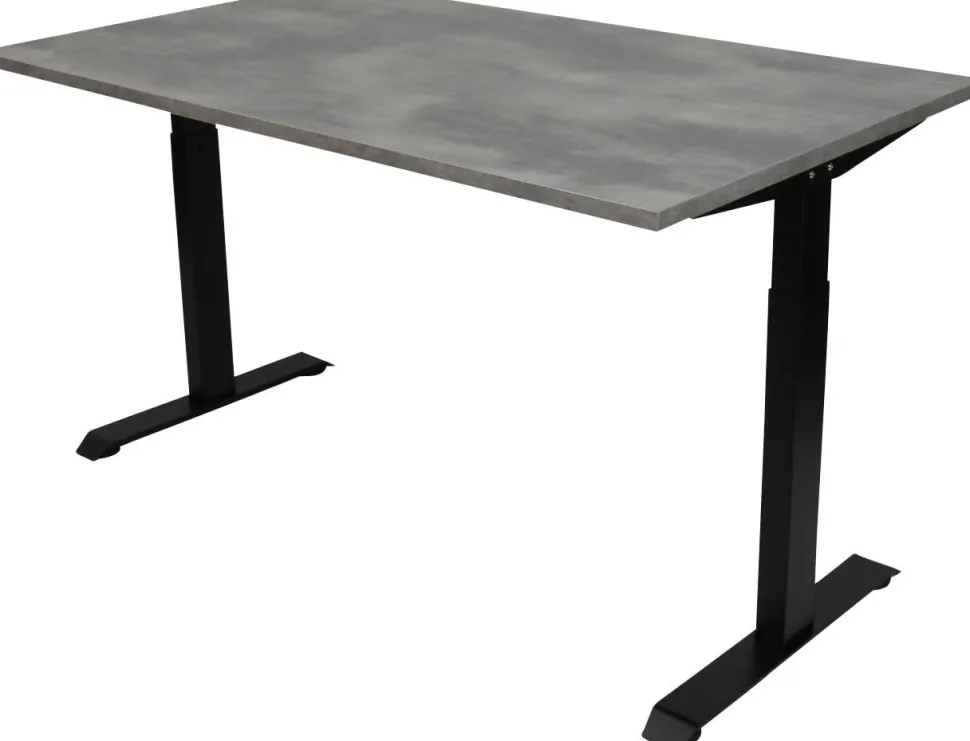 euroseats Bureau Rechthoekig Oxyd Beton T-Voet 1.600 (B) x 800 (D) x 865 (H) mm Metaal