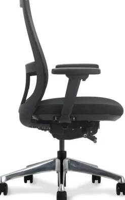 euroseats Bureaustoel Gaas Zwart 490 x 1150 mm