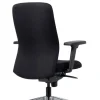 euroseats Bureaustoel Stof Zwart 495 x 1100 mm