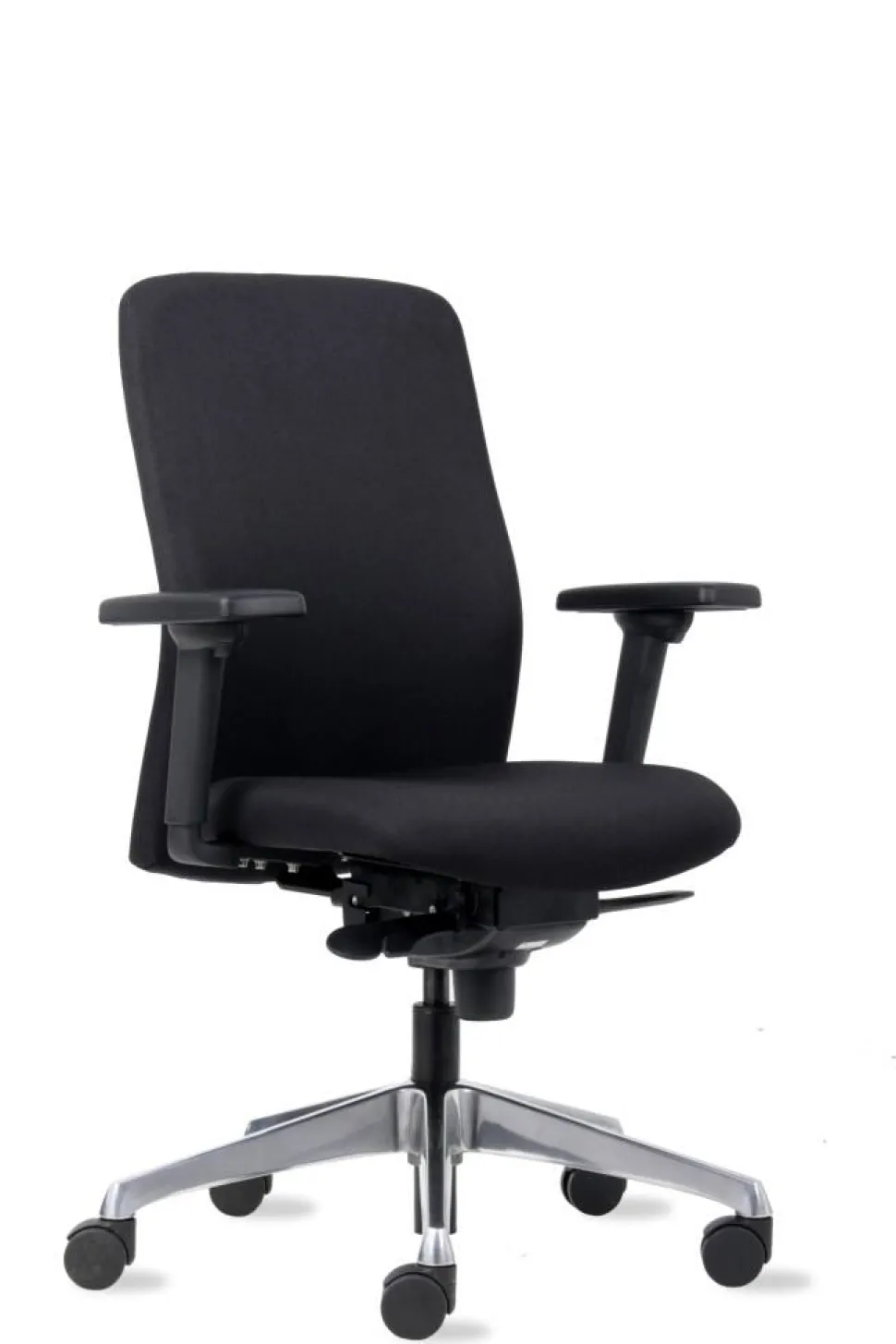euroseats Bureaustoel Stof Zwart 495 x 1100 mm
