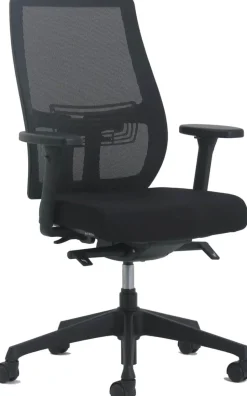 euroseats bureaustoel Torino mesh zwart