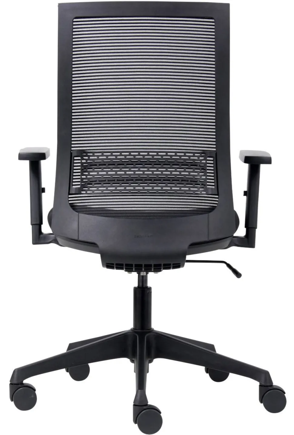 euroseats Canillo Bureaustoel Synchroonmechanisme Stof, mesh 3D armleuning In hoogte verstelbare zitting Zwart 100 kg