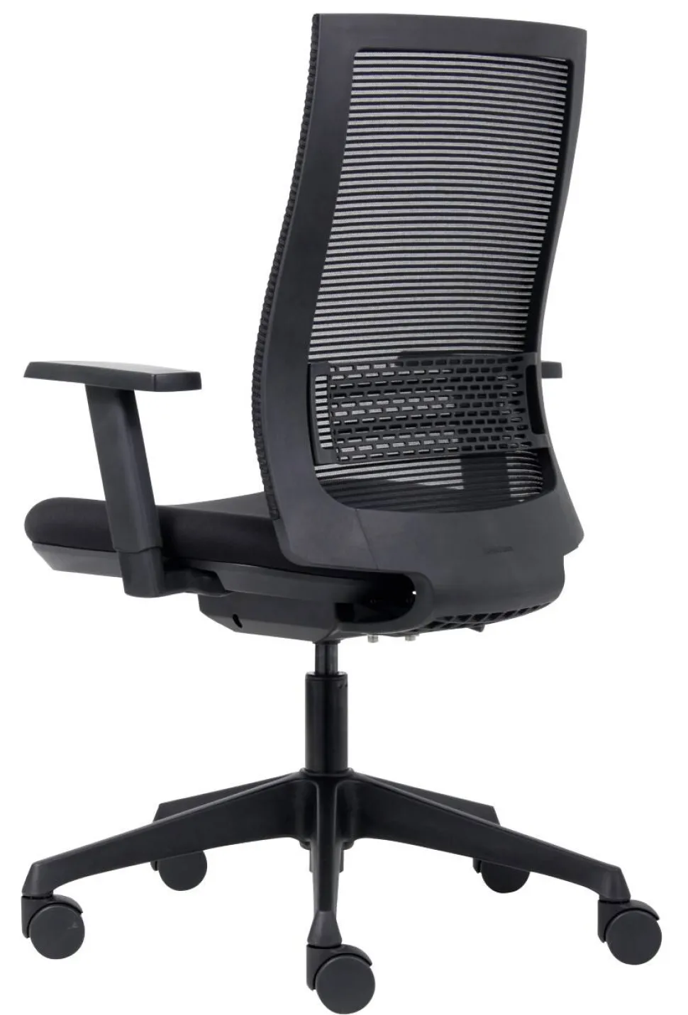 euroseats Canillo Bureaustoel Synchroonmechanisme Stof, mesh 3D armleuning In hoogte verstelbare zitting Zwart 100 kg