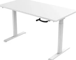 euroseats Crank Zit-sta-bureau Rechthoekig T-Voet 1.400 (B) x 800 (D) x 1.190 (H) mm Metaal