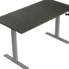 euroseats Crank Zit-sta-bureau Rechthoekig Logan Eiken T-Voet 1.400 (B) x 800 (D) x 1.190 (H) mm Metaal