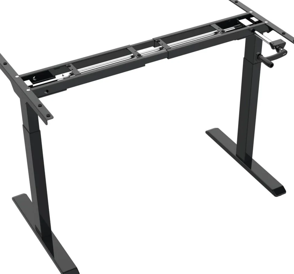euroseats Crank Zit-sta-frame Rechthoekig T-Voet 1.100 (B) x 650 (D) x 1.165 (H) mm Metaal
