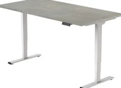 euroseats Economy Zit-sta-bureau Rechthoekig Oxyd Beton T-Voet 1.400 (B) x 800 (D) x 1.275 (H) mm Metaal