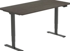 euroseats Economy Zit-sta-bureau Rechthoekig Logan Eiken T-Voet 1.600 (B) x 800 (D) x 1.275 (H) mm Metaal