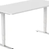 euroseats Economy Zit-sta-bureau Rechthoekig T-Voet 1.400 (B) x 800 (D) x 1.275 (H) mm Metaal