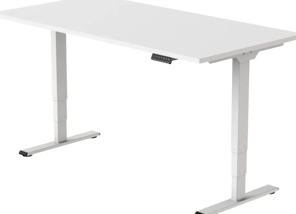 euroseats Economy Zit-sta-bureau Rechthoekig T-Voet 1.400 (B) x 800 (D) x 1.275 (H) mm Metaal