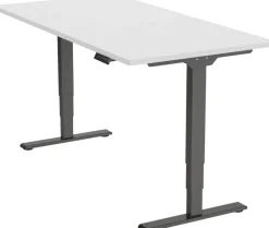 euroseats Economy Zit-sta-bureau Rechthoekig T-Voet 1.400 (B) x 800 (D) x 1.275 (H) mm Metaal