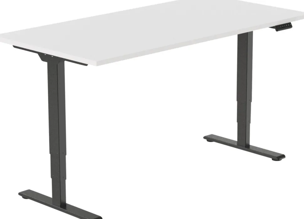 euroseats Economy Zit-sta-bureau Rechthoekig T-Voet 1.400 (B) x 800 (D) x 1.275 (H) mm Metaal