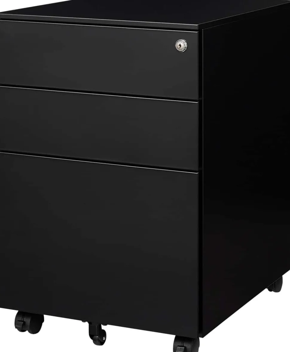 euroseats Mobiel ladeblok Rechthoekig 3 Lades 390 (B) x 500 (D) x 600 (H) mm Metaal