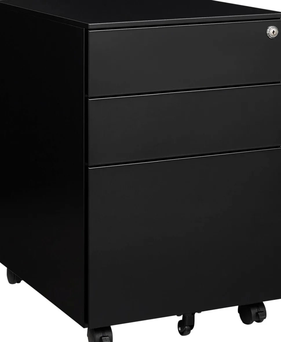 euroseats Mobiel ladeblok Rechthoekig 3 Lades 390 (B) x 500 (D) x 600 (H) mm Metaal
