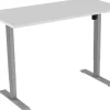 euroseats 1-Motor Zit-sta-bureau Rechthoekig T-Voet 1.600 (B) x 800 (D) x 1.235 (H) mm Metaal